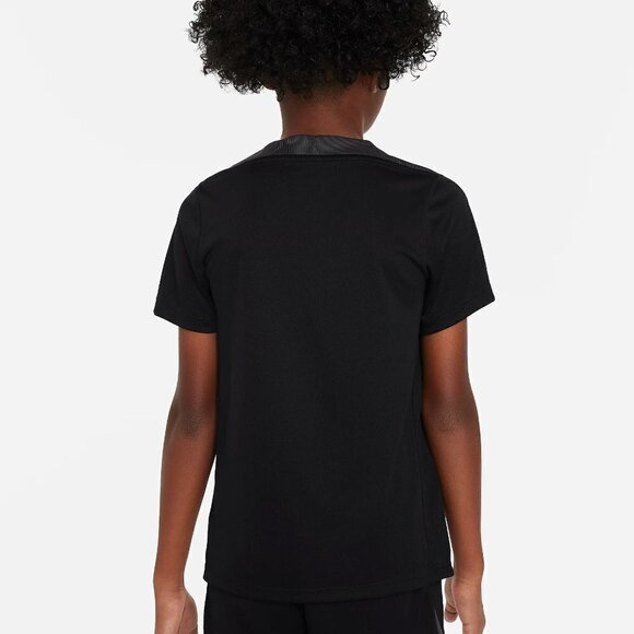 Nike Boy's Size Med Dri-fit Navy short Sleeve team top - Picture 2 of 8